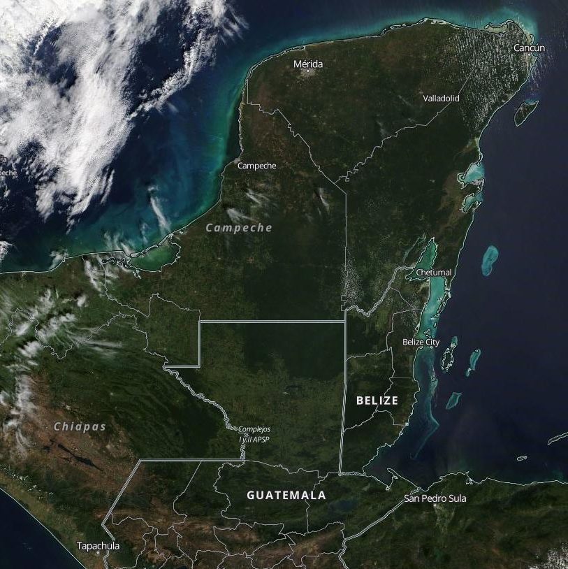 zone géographique maya